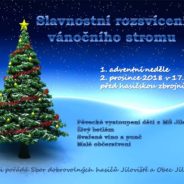 Slavnostní rozsvícení vánočního stromu 2.12.2018 v 17 hod