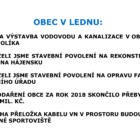 Obec v Lednu 2019