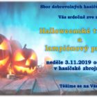 Halloweenské tvoření a lampiónový průvod