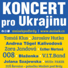 Koncert pro Ukrajinu v Mníšku pod Brdy