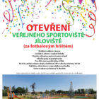 Otevření Veřejného sportoviště v Jílovišti