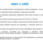 Obec v Září 2023