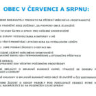 Obec v Červenci a Srpnu 2024