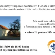 Bohoslužby v kapličce-zvoničce sv. Floriána v Jílovišti