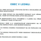 Obec v Lednu 2025